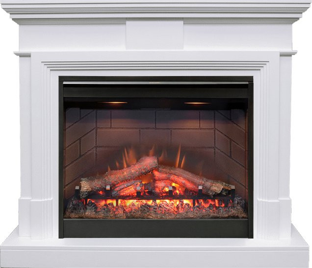 Каминокомплект Coventry - Белый с очагом Symphony 26'' DF2608-INT в Челябинске
