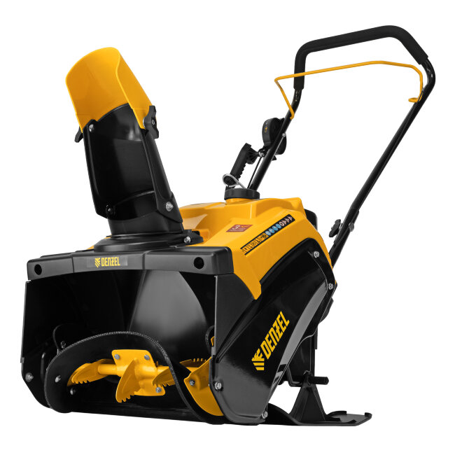 Бензиновая снегоуборочная машина SB 460 Sled, 99cc, лыжи ручной старт// Denzel в Челябинске