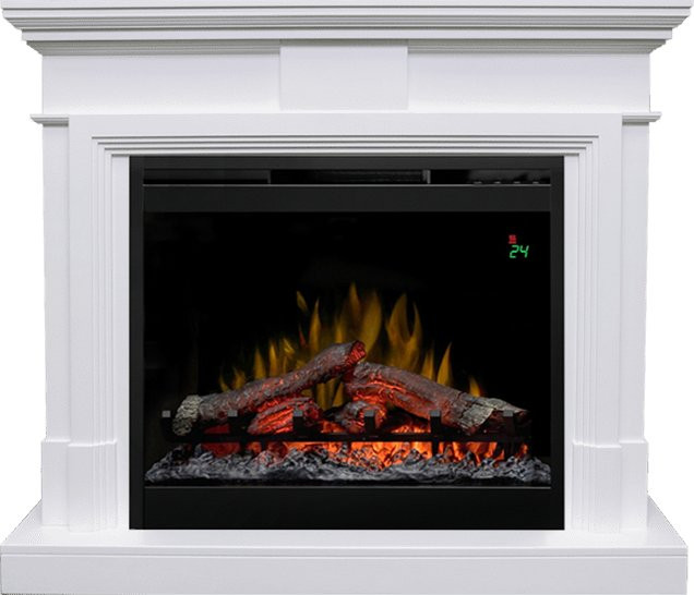 Каминокомплект Coventry - Белый с очагом Symphony 26'' DF2624L-INT в Челябинске