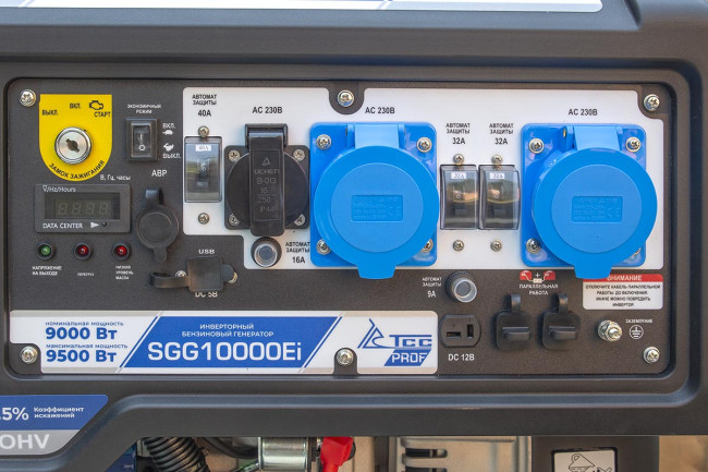 Бензогенератор инверторный SGG 10000Ei с блоком АВР в Челябинске