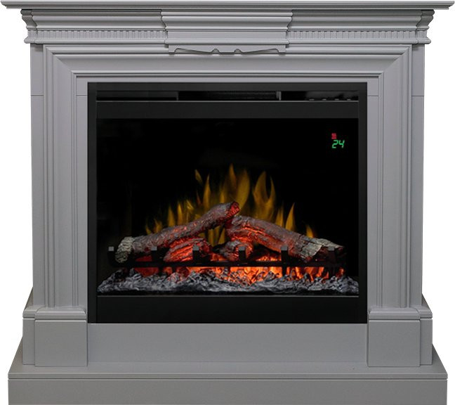 Каминокомплект Chelsea - Grey с очагом Symphony 26'' DF2624L-INT в Челябинске