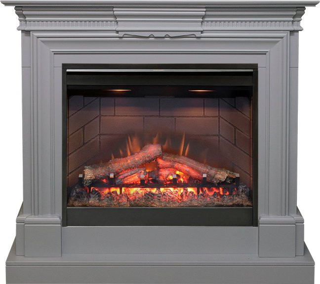 Каминокомплект Chelsea - Grey с очагом Symphony 26'' DF2608-INT в Челябинске