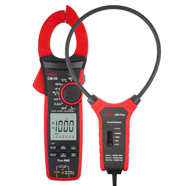 Токоизмерительные клещи RGK CM-30 + Токовый датчик RGK CM-Flex в Челябинске