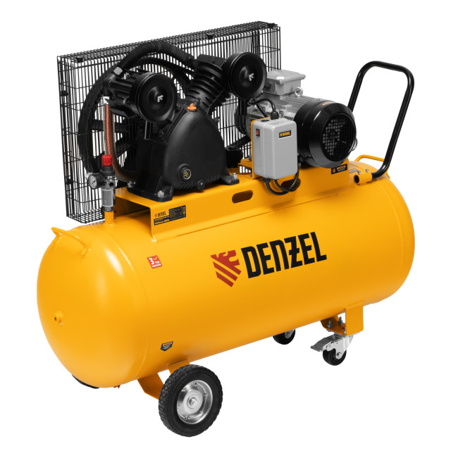 Компрессор воздушный рем. привод BCV 4000-T/200, 4,0 кВт, 200 литров, 690 л/мин Denzel в Челябинске