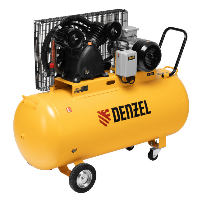 Компрессор воздушный рем. привод BCV 5500-T/270, 5,5 кВт, 270 литров, 850 л/мин Denzel в Челябинске