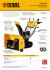 Бензиновая снегоуборочная машина SBM 610DT PRO, 212cc, гусеницы, эл.старт, блок. дифф. Denzel в Челябинске