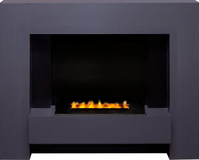 Каминокомплект Tokyo - Graphite Grey с очагом Cassette 400 LNH-INT PS (без дров) в Челябинске