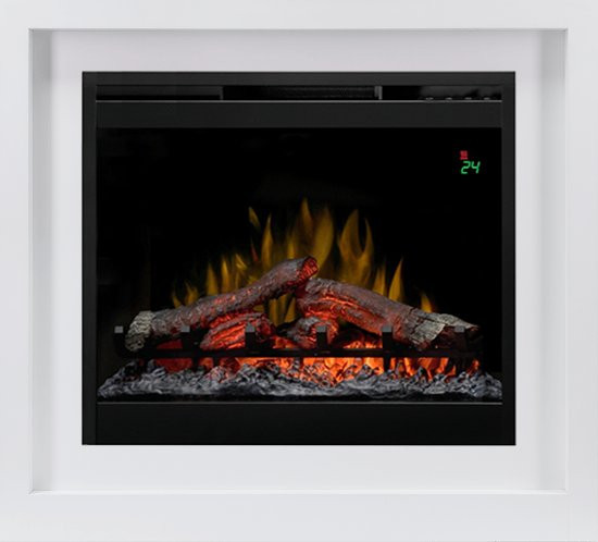 Каминокомплект Bronx - Белый с очагом Symphony 26'' DF2624L-INT в Челябинске