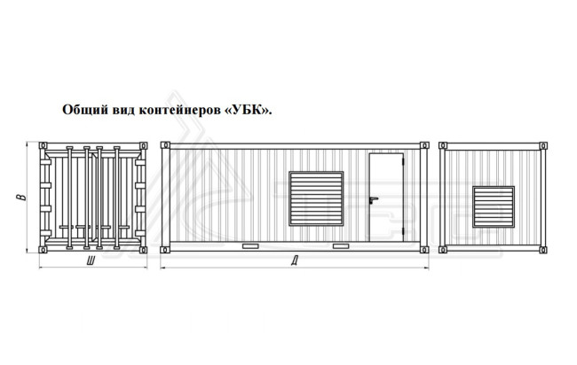 Контейнер Север УБК-6В базовая комплектация (на базе морского контейнера) в Челябинске