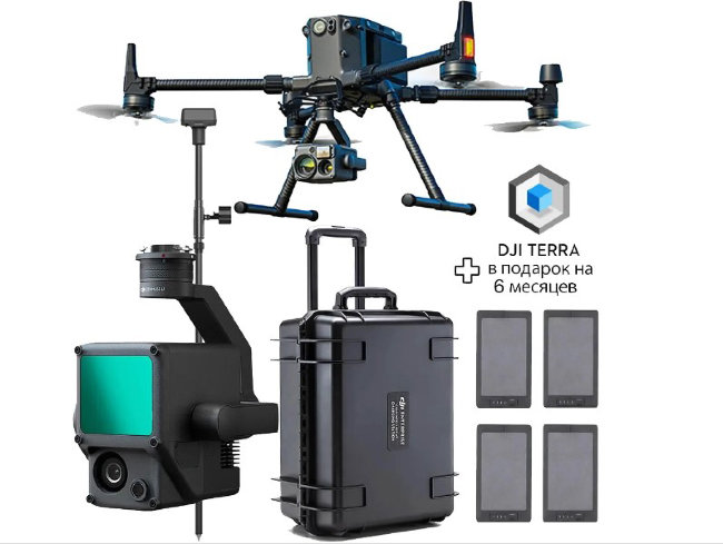 Квадрокоптер с лидаром DJI Matrice 300 RTK Combo комплект в Челябинске