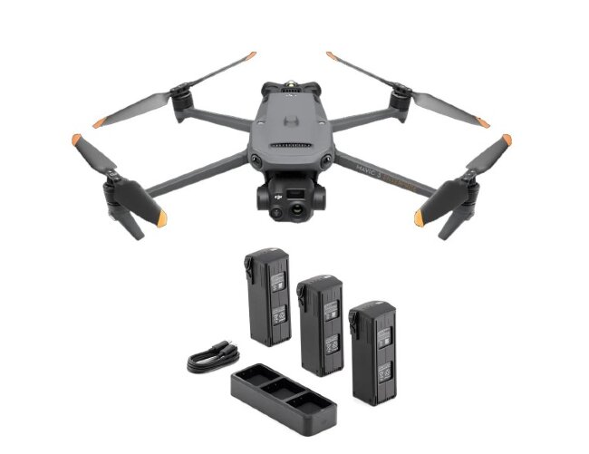 Квадрокоптер DJI Mavic 3 Thermal (Universal Edition) + Комплект аккумуляторов DJI Mavic 3 Enterprise Series Battery Kit в Челябинске