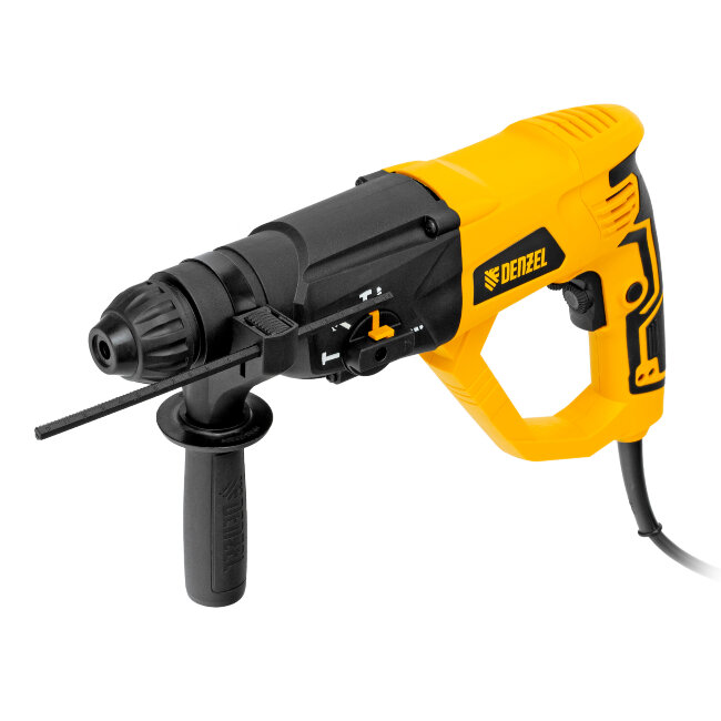 Перфоратор электрический RH-1050-26, SDS-plus, 1050 Вт, 3.2 Дж, 3 плюс 1 режим Denzel в Челябинске