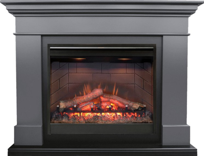 Каминокомплект California Graphite Gray - Серый графит с очагом Symphony 26'' DF2608-INT в Челябинске