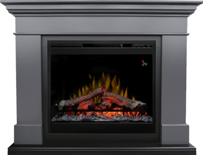 Каминокомплект California Graphite Gray - Серый графит с очагом Symphony 26'' DF2624L-INT в Челябинске