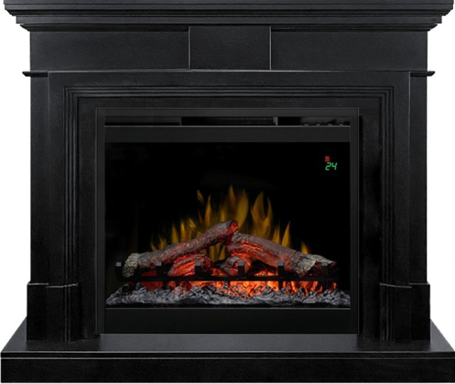 Каминокомплект Coventry - Черный с очагом Symphony 26'' DF2624L-INT в Челябинске