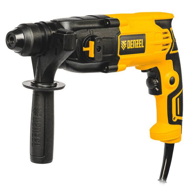 Перфоратор электрический RH-650-18, SDS-plus, 650 Вт, 2.0 Дж, 3 плюс 1 режим Denzel в Челябинске