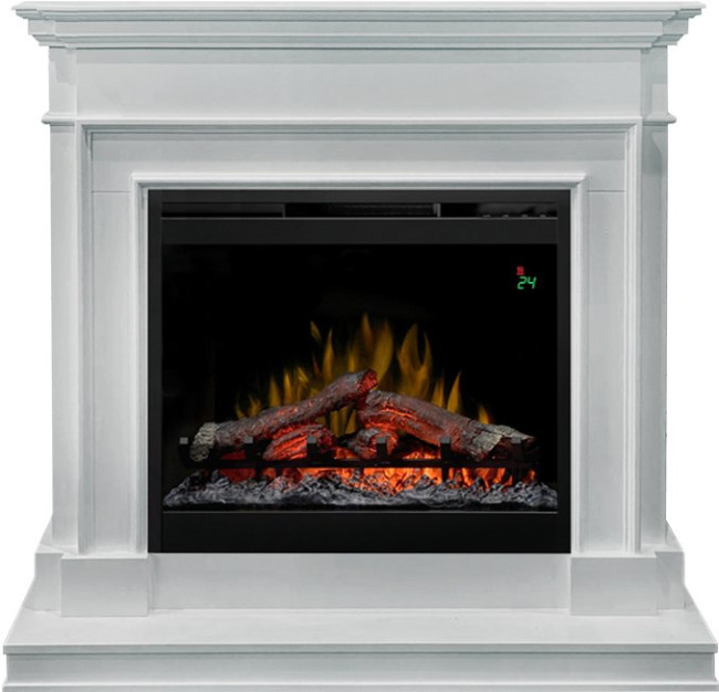 Каминокомплект Newport - Белый с очагом Symphony 26'' DF2624L-INT в Челябинске
