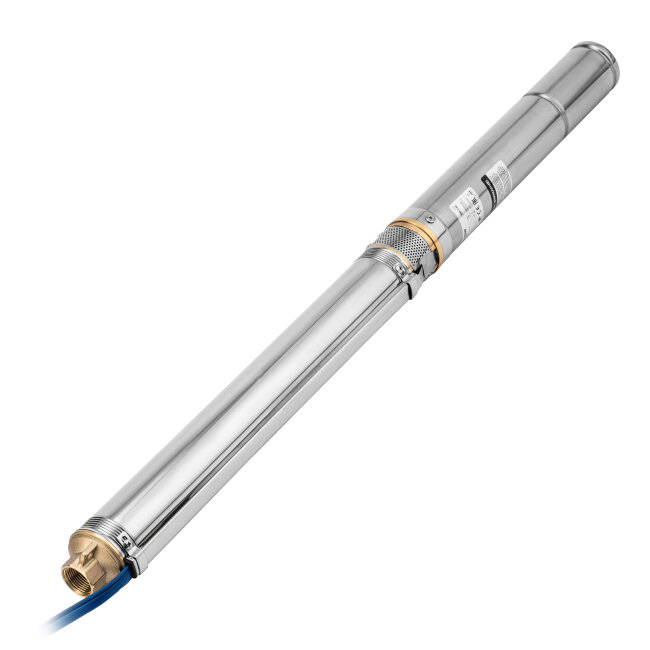 Скважинный насос DWC-3-60, центробежный, диаметр 3", 800 Вт, 3300 л/ч, напор 60 м Denzel в Челябинске