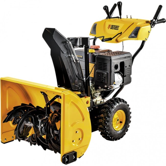 Бензиновая снегоуборочная машина SB 1100 E, 11 л.с, Loncin, с электростартером, фара, обогрев Denzel в Челябинске