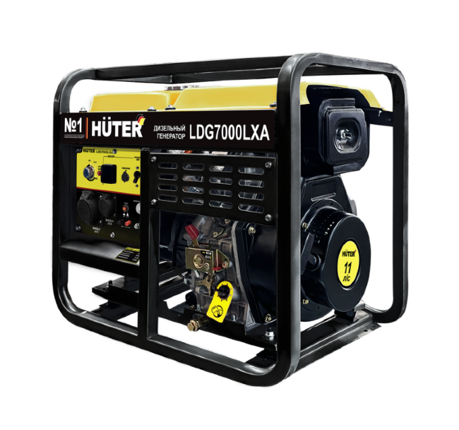 Электрогенератор дизельный LDG 7000LXА Huter в Челябинске