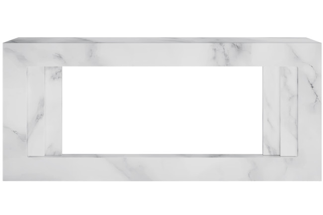 Портал Royal Flame Line 42 SFT White Marble (Разборный) - Белый мрамор в Челябинске
