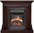 Каминокомплект Bradford - Темный дуб с очагом Majestic FX Black в Челябинске