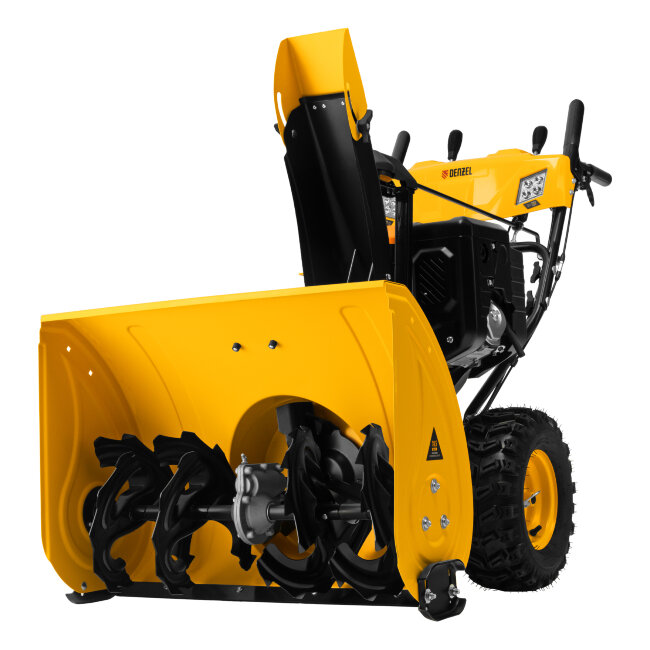 Бензиновая снегоуборочная машина SBL 711D PRO, 302cc, эл.старт, фара, обогрев, блок. дифф. Denzel в Челябинске