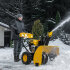 Бензиновая снегоуборочная машина SBL 711D PRO, 302cc, эл.старт, фара, обогрев, блок. дифф. Denzel в Челябинске