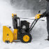 Бензиновая снегоуборочная машина SBL 711D PRO, 302cc, эл.старт, фара, обогрев, блок. дифф. Denzel в Челябинске