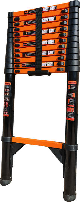 Лестница телескопическая 5,1 м ТАЛМЕТ/TALMET TM-1051С (углеродистая сталь) 1 в Челябинске