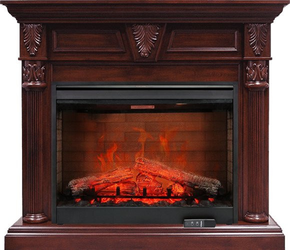 Каминокомплект Sheffield - Темная вишня с очагом Symphony 30'' DF3020-EU в Челябинске