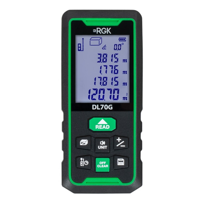 Лазерный дальномер RGK DL70G - зеленый луч в Челябинске