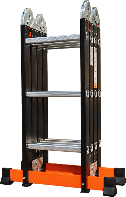 Лестница трансформер стальная, алюминиевые ступени 4x5 ТАЛМЕТ/TALMET TM-505С в Челябинске