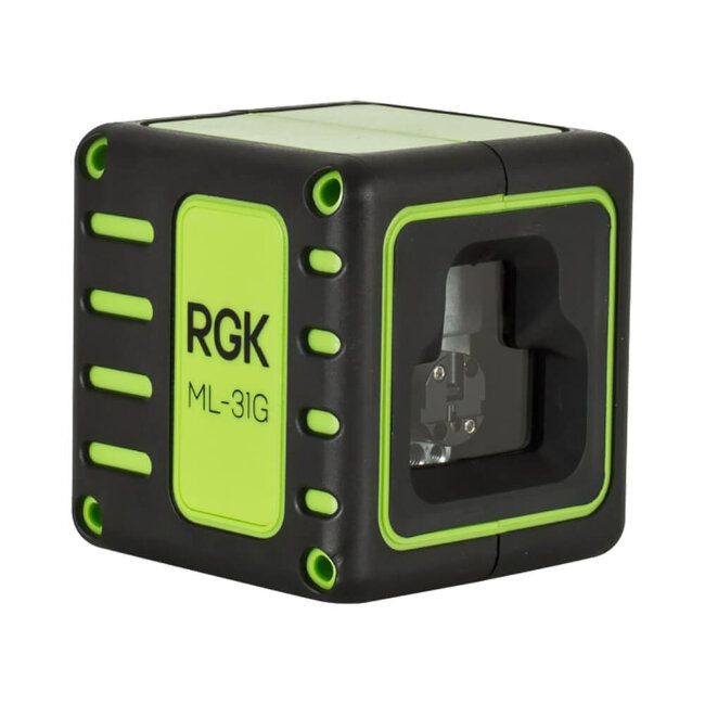 Комплект: лазерный уровень RGK ML-31G + штатив RGK F170 кронштейн RGK K-5 рулетка RGK RM3 в Челябинске