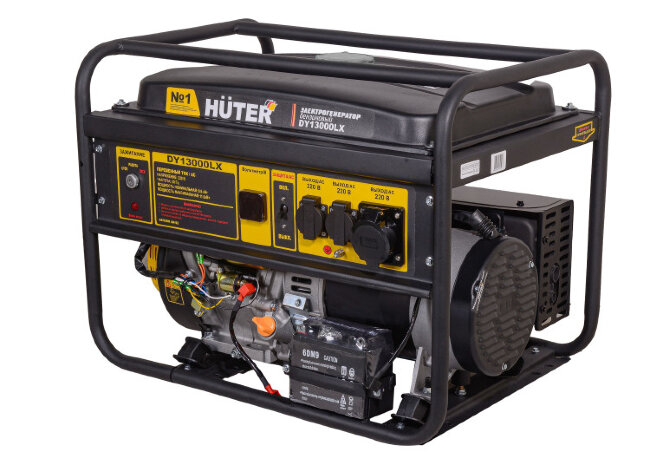 Электрогенератор DY13000LX Huter в Челябинске