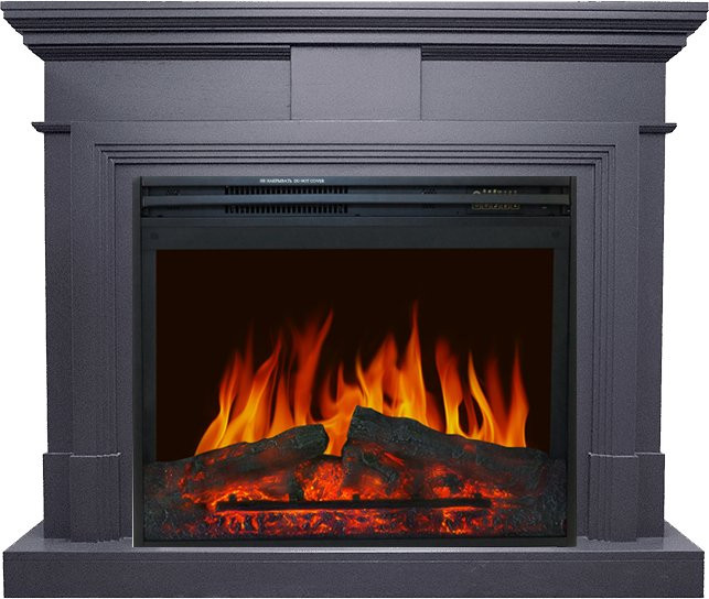 Каминокомплект Coventry Graphite Grey - Серый графит с очагом Jupiter FX New в Челябинске