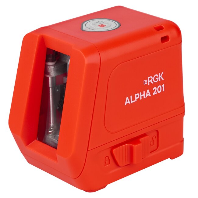 Лазерный уровень RGK ALPHA 201 с калибровкой с красным лучом в Челябинске
